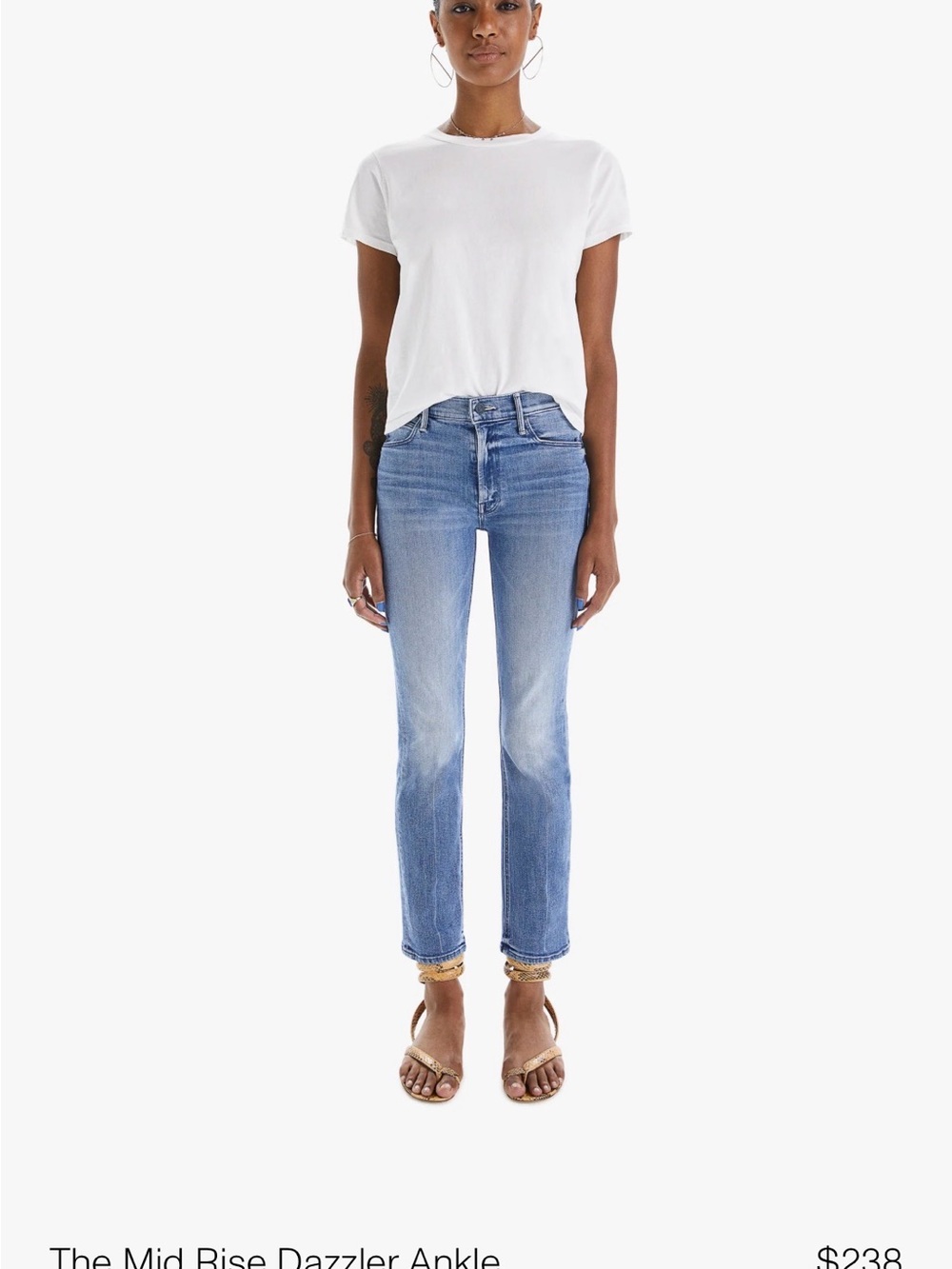 MOTHER Mid-Rise Dazzler - We The Animals - Size 28 - Picture 6 of 8